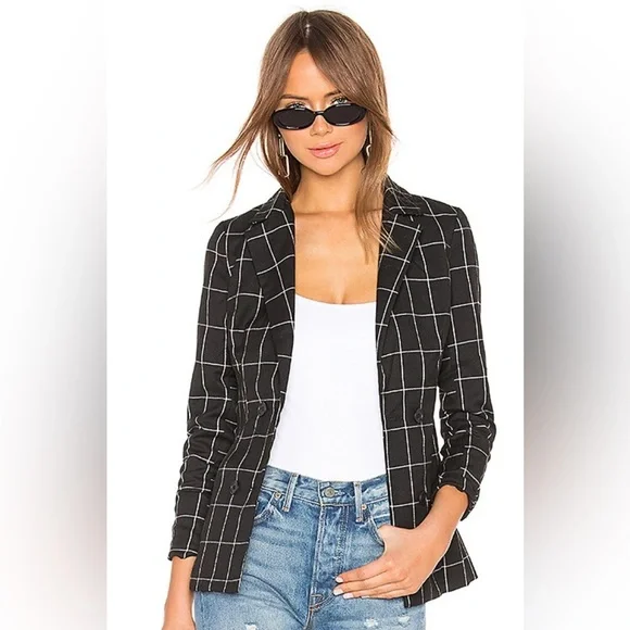 by the way plaid blazer size Small - Picture 1 of 5
